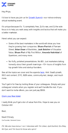 Invitation Email Examples That Get People Excited To Attend Your Event