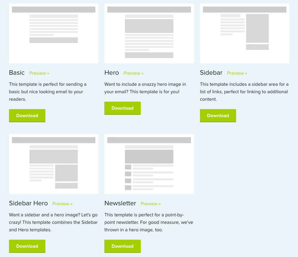 Free Responsive Email Templates