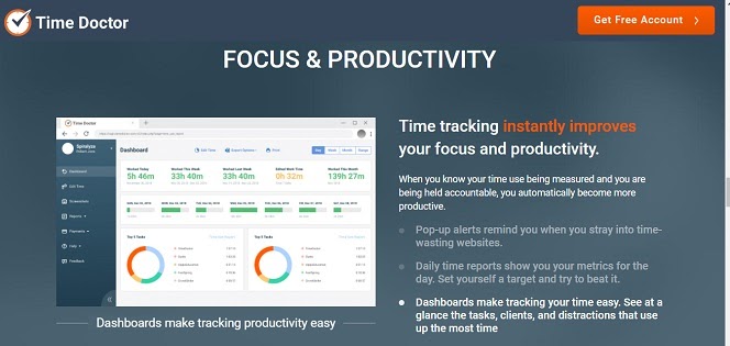 Time Doctor focus and productivity